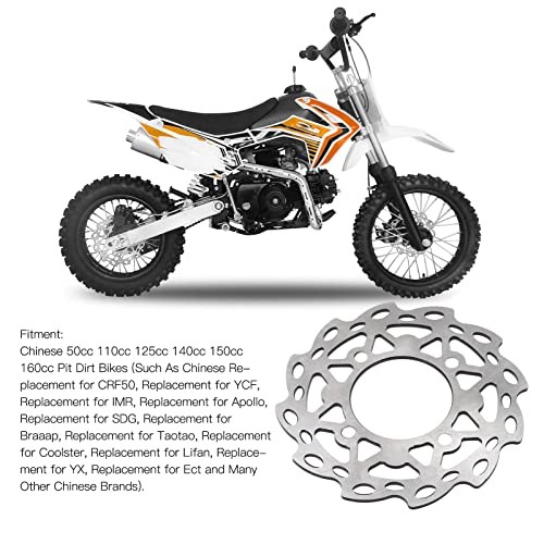 185mm Rear Brake Disc Rotor for Chinese Dirt Pit Bike Motorcycle Steel Alloy