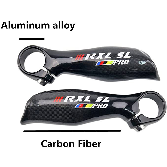 Mtb Carbon Bike Bar Ends 22.2mm Ultralight Glossy Small Auxiliary Handlebar Horn