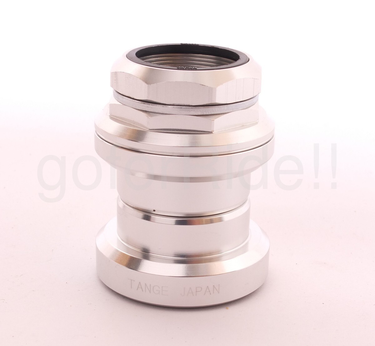 TANGE Falcon 1-1/8″ Threaded Bike Headset, Crown Race 30mm, FL270C, Silver/Black