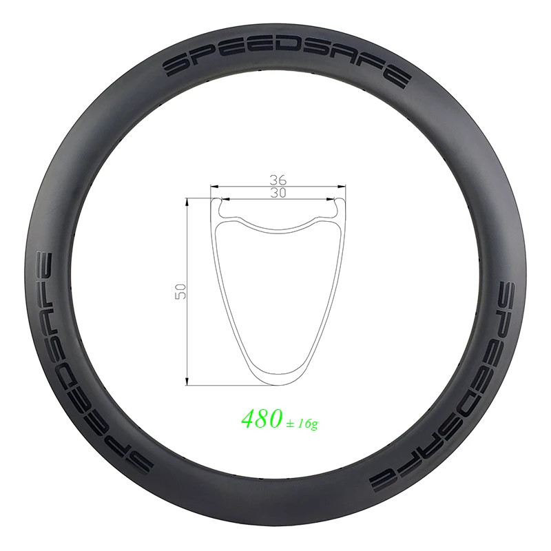 700c Clincher Tubeless Off-Road Bicycle Carbon Rim Gravel Bike Wheels 24H 28H