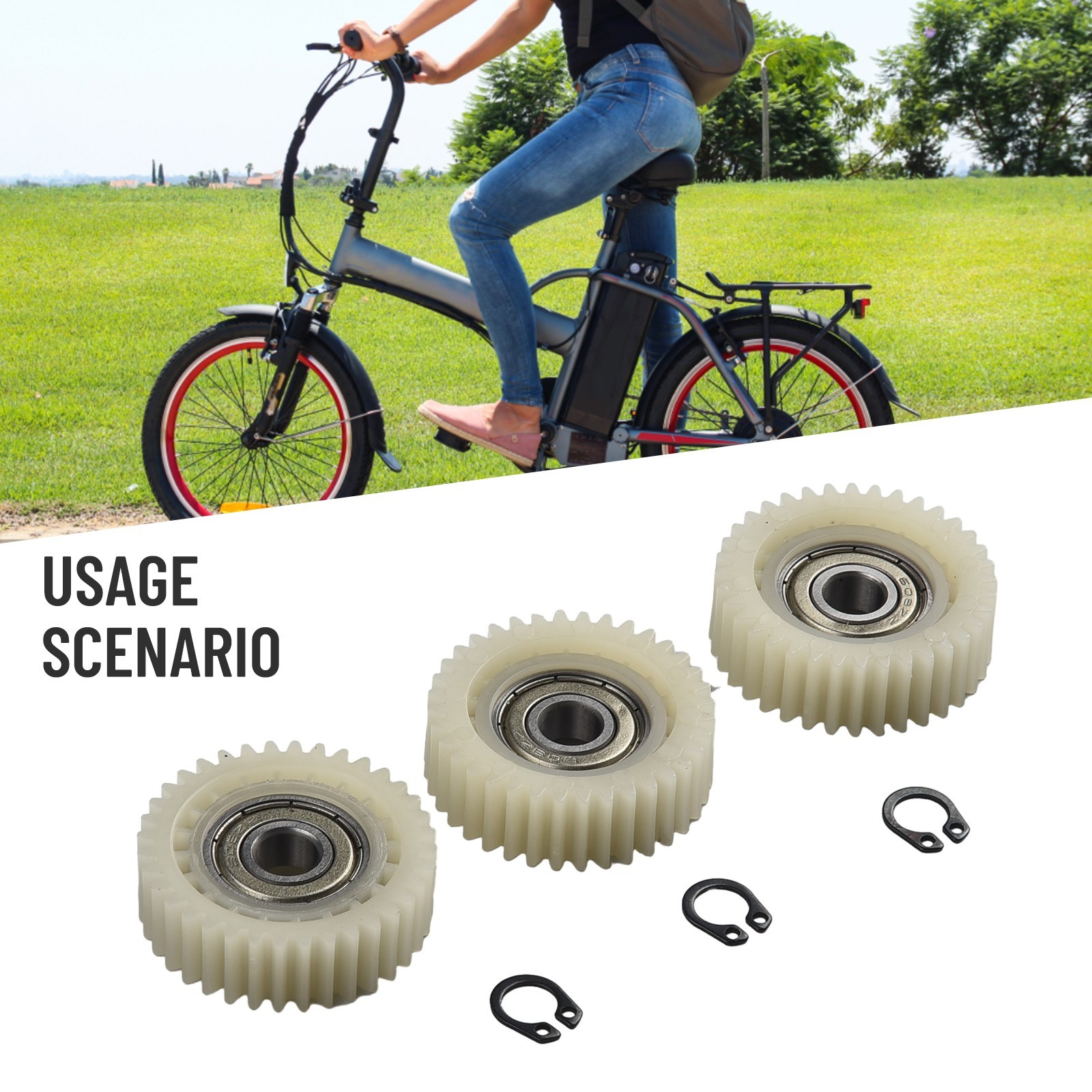 Motor Gear Gears With Bearings W/ Bearing E-bike Wheel For Bafang Motor