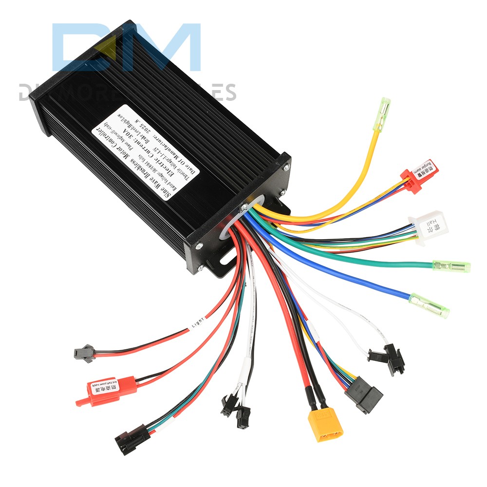 36V 48V 64V 40/30/20A Sine Wave Brushless Motor Controller for Electric Bicycle