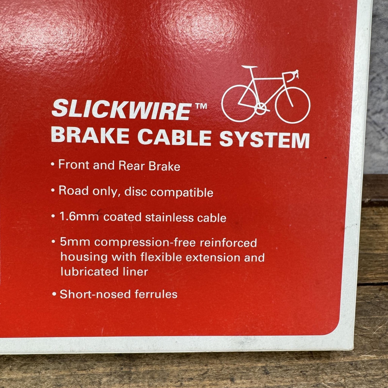 SRAM Slickwire Road Brake Cable Kit White 00.7115.017.020 Open Box Bike