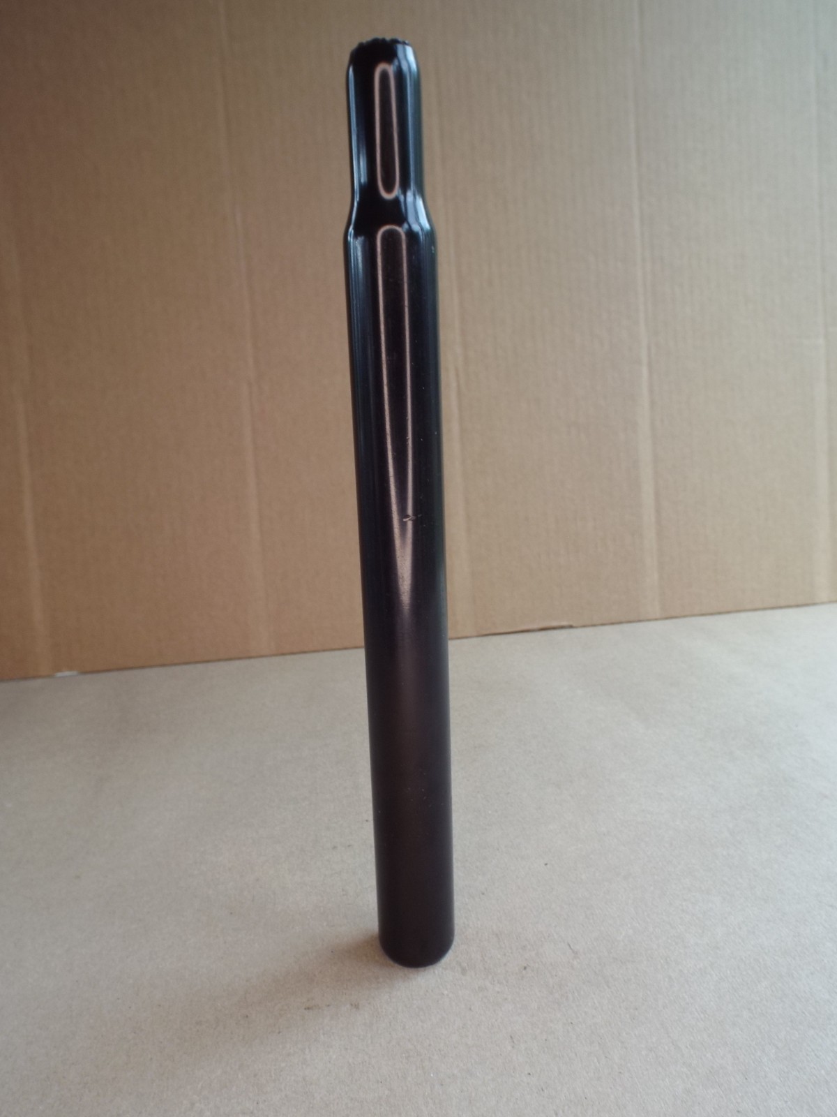 Leadtec Bicycle Black Straight Seat Post 28.8mm Length 12″ 305mm New Nice! (Read
