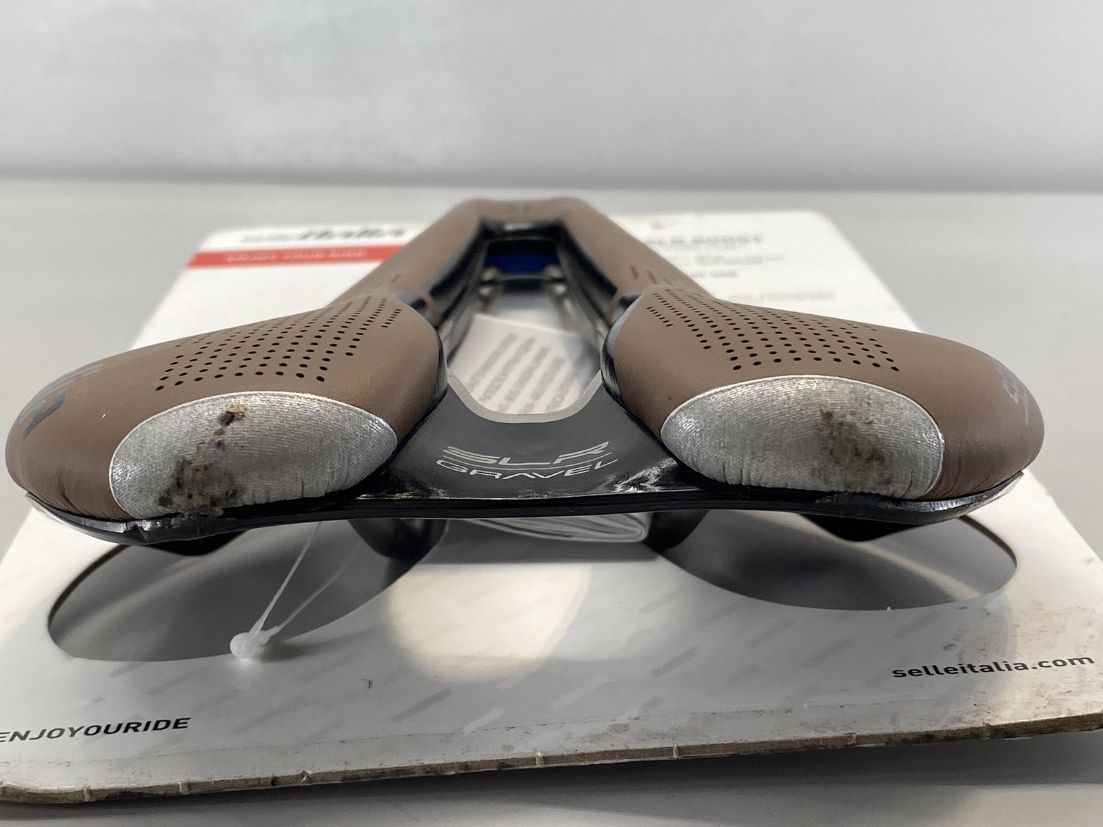 Selle Italia SLR Boost Gravel Ti316 Superflow L3- Mud Brown
