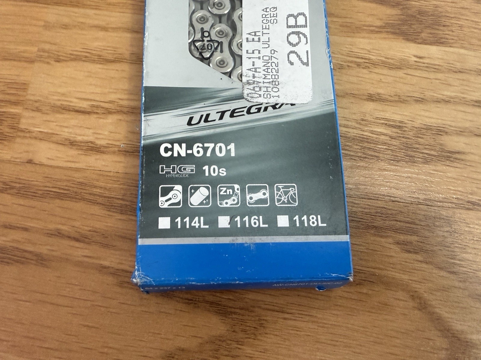 Shimano CN-6701 Ultegra Super Narrow 10 Speed Chain 116 links