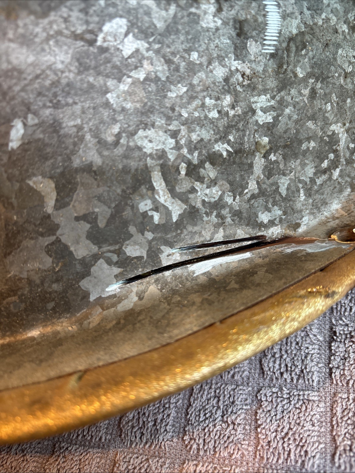 Gold Glitter 18” Banana Seat 1970’s