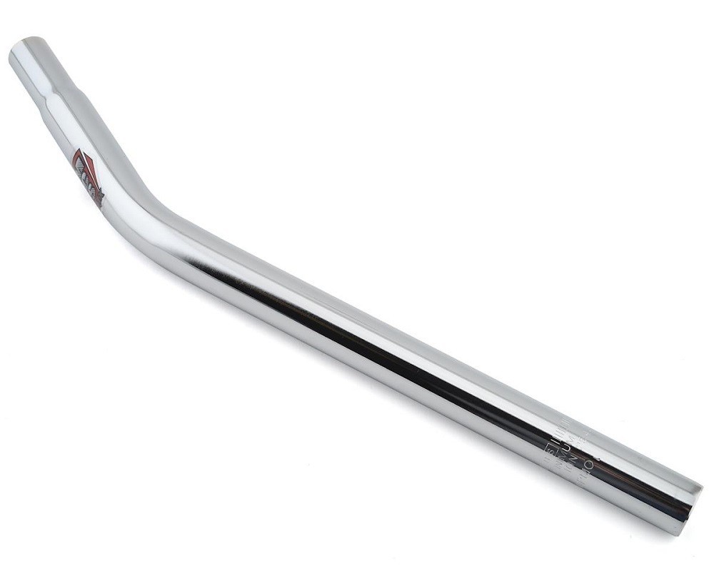 MCS CHROMOLY LAY-BACK SEATPOST Old School BMX 27.2mm CHROME