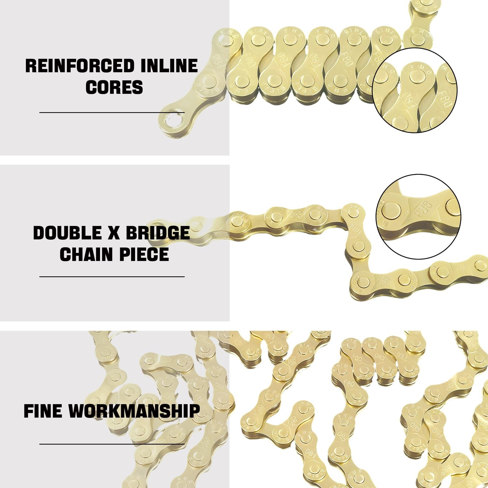 6/7/8/9/10/11/12 Speed Bike Chain – High-Strength, Durable & Smooth-Shifti