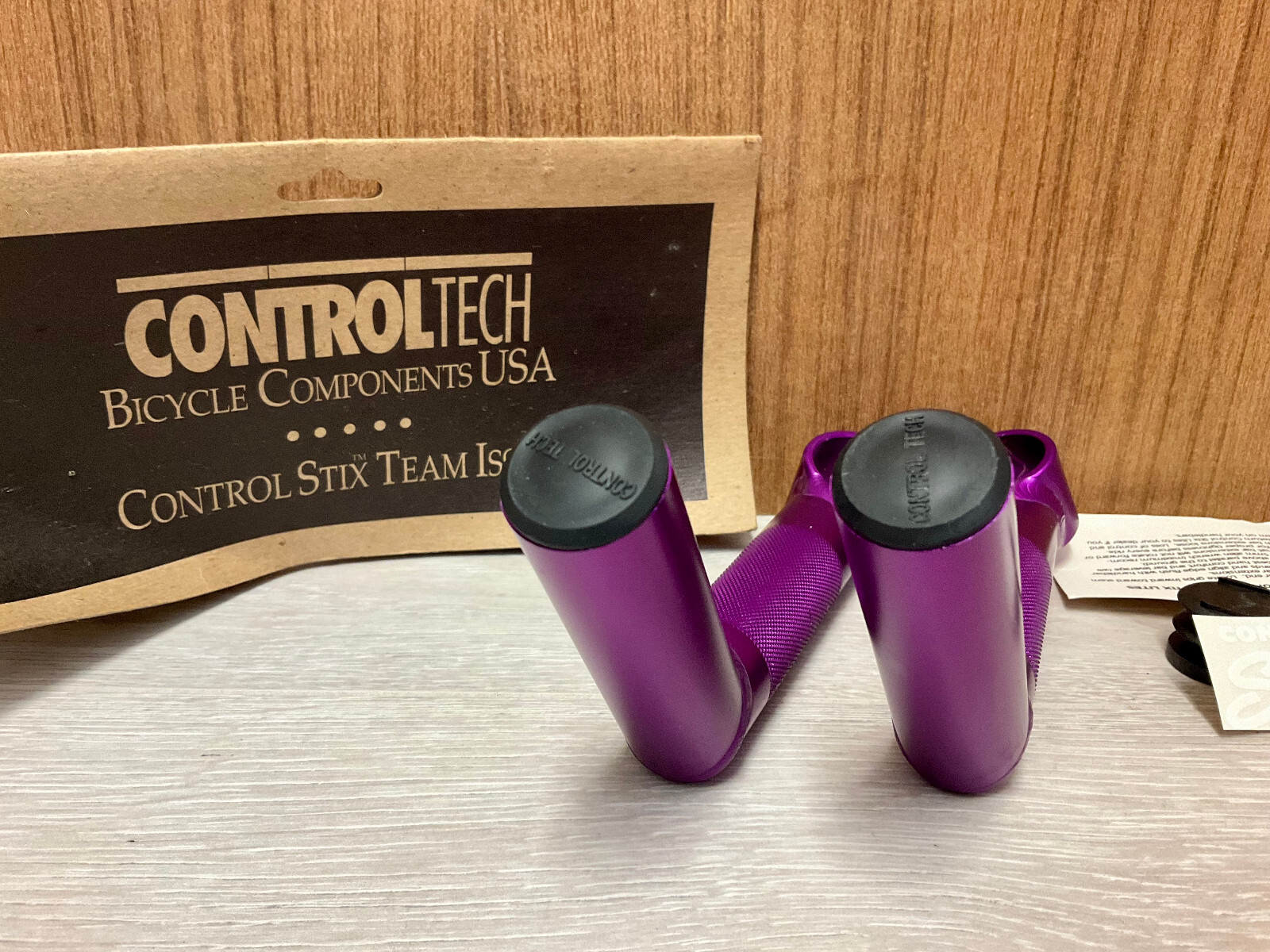 Vintage old school NOS Controltech USA TEAM ISSUE climbing bar STIX purple o.pack