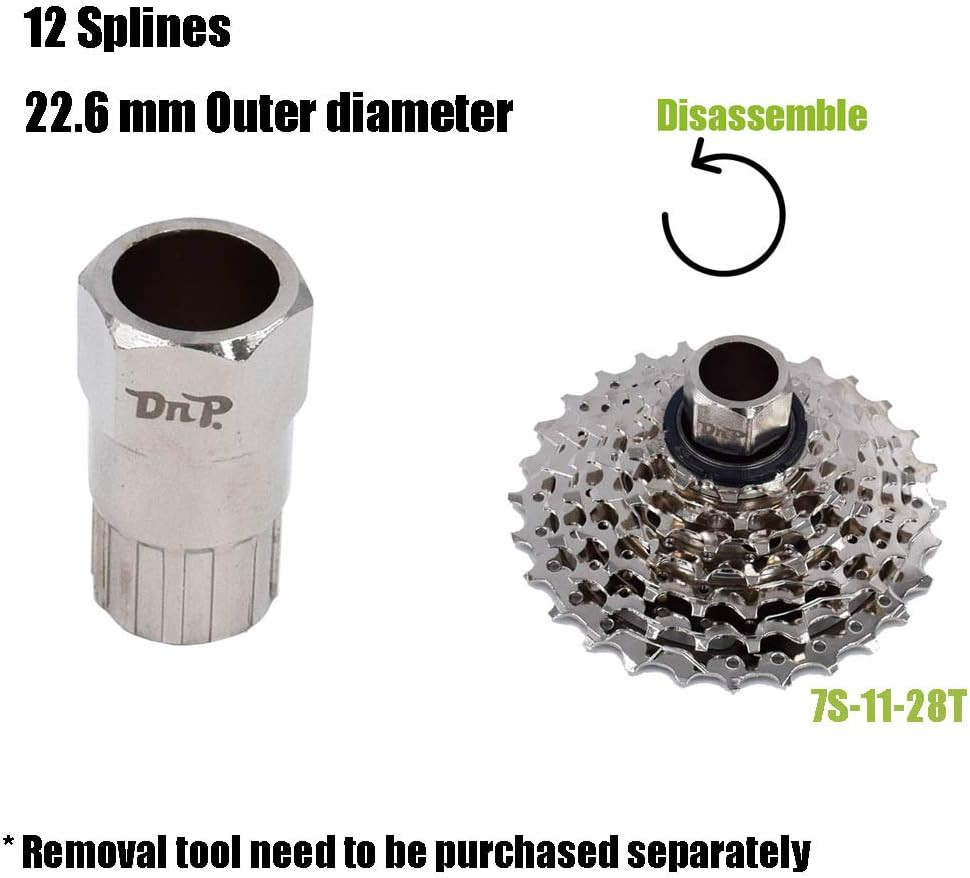 7 Speed E Bike Freewheel 11-28T Screw On Chromoly Steel Bicycle Gear
