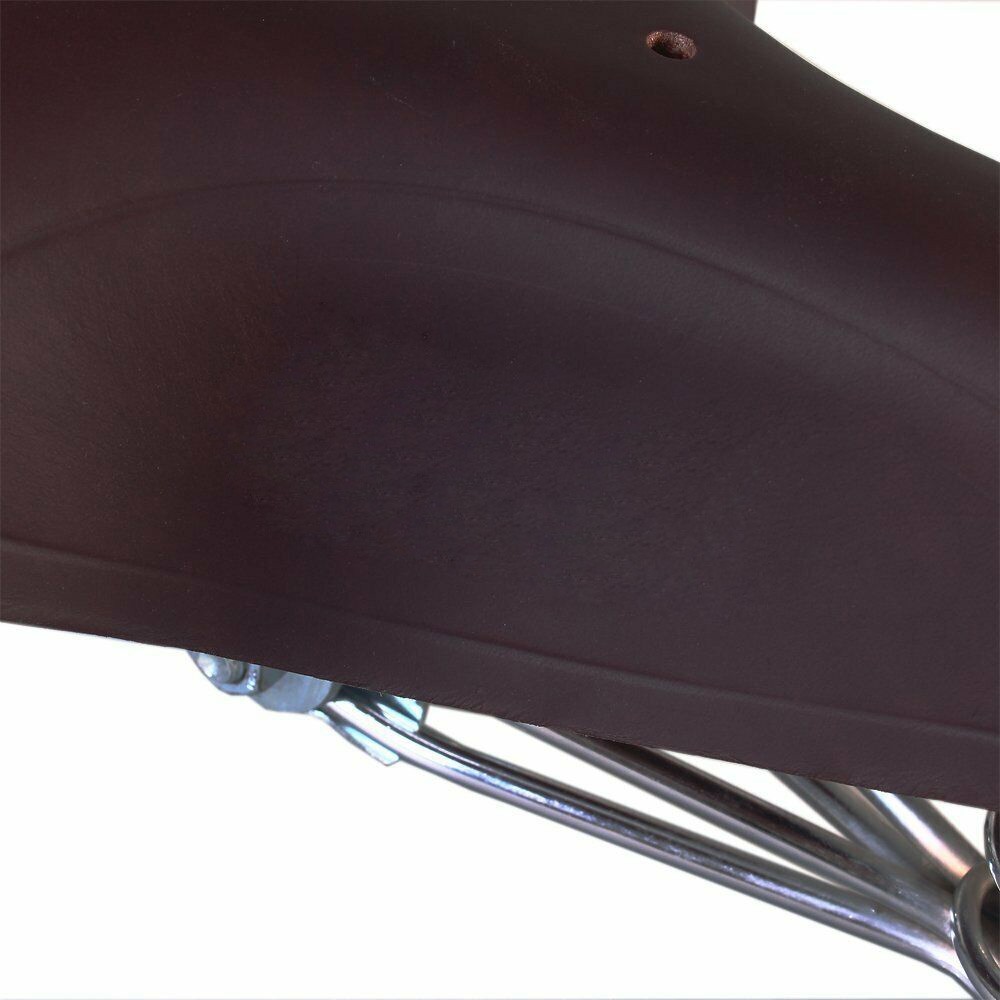 Vintage Classic Genuine LEATHER Retro Fit All Bicycle Cycling Springs Bike Seat