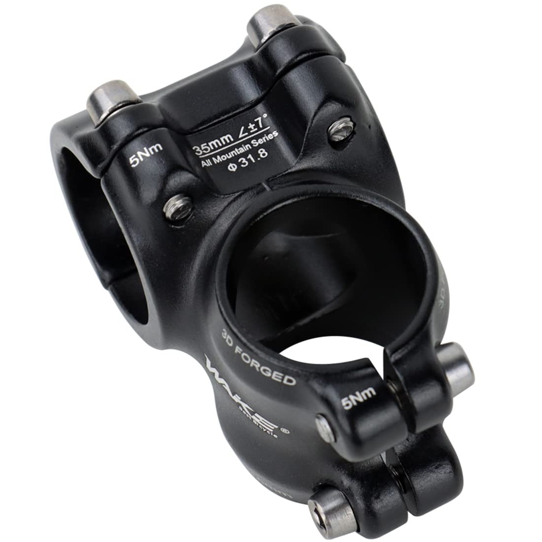 MTB Stem 31.8 35mm 45mm 60mm 70mm Mountain Bike Stem 7 Degree Short Handlebar St