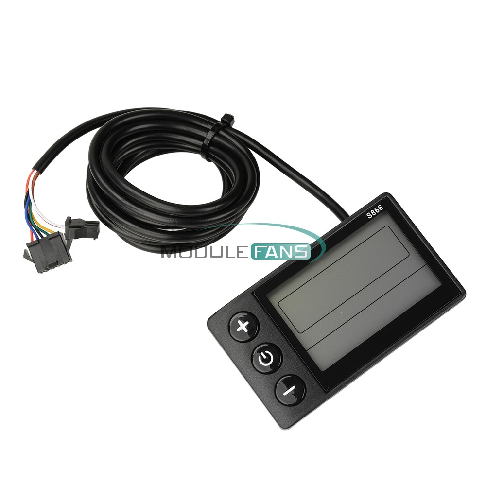 36V 48V 64V 750-1500W Brushless Motor Controller Motor Driver E-Bike S866 Meter
