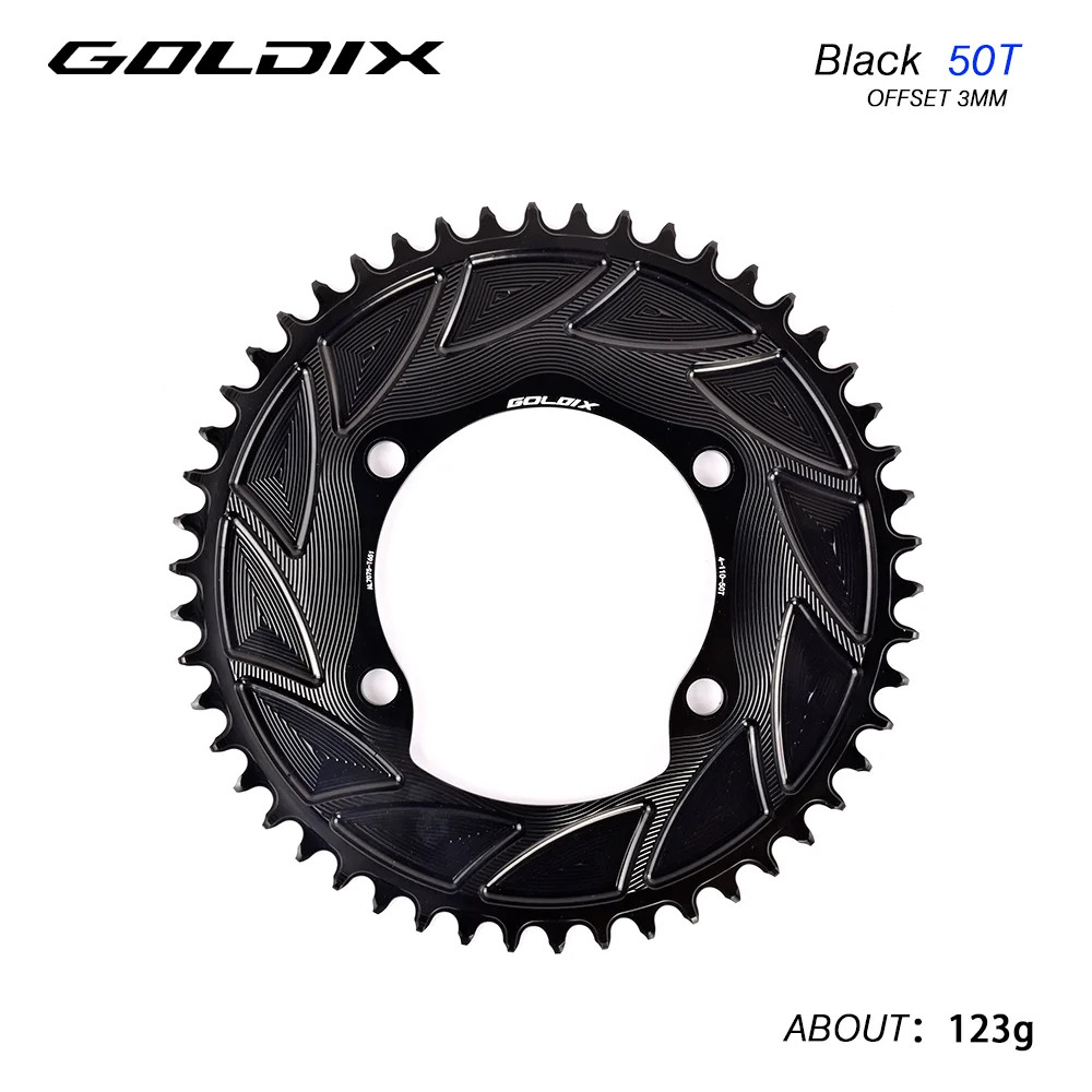 GOLDIX Road Bike Chainring 110BCD 46T-58T CNC Aluminum for Shimano R7000 R8000