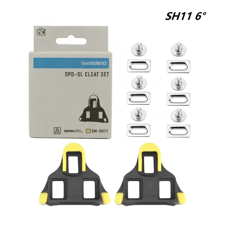 SHIMANO CLEATS SM-SH10 SM-SH11 SM-SH12 RED YELLOW BLUE SPD-SL PEDALS SHOE BIKE
