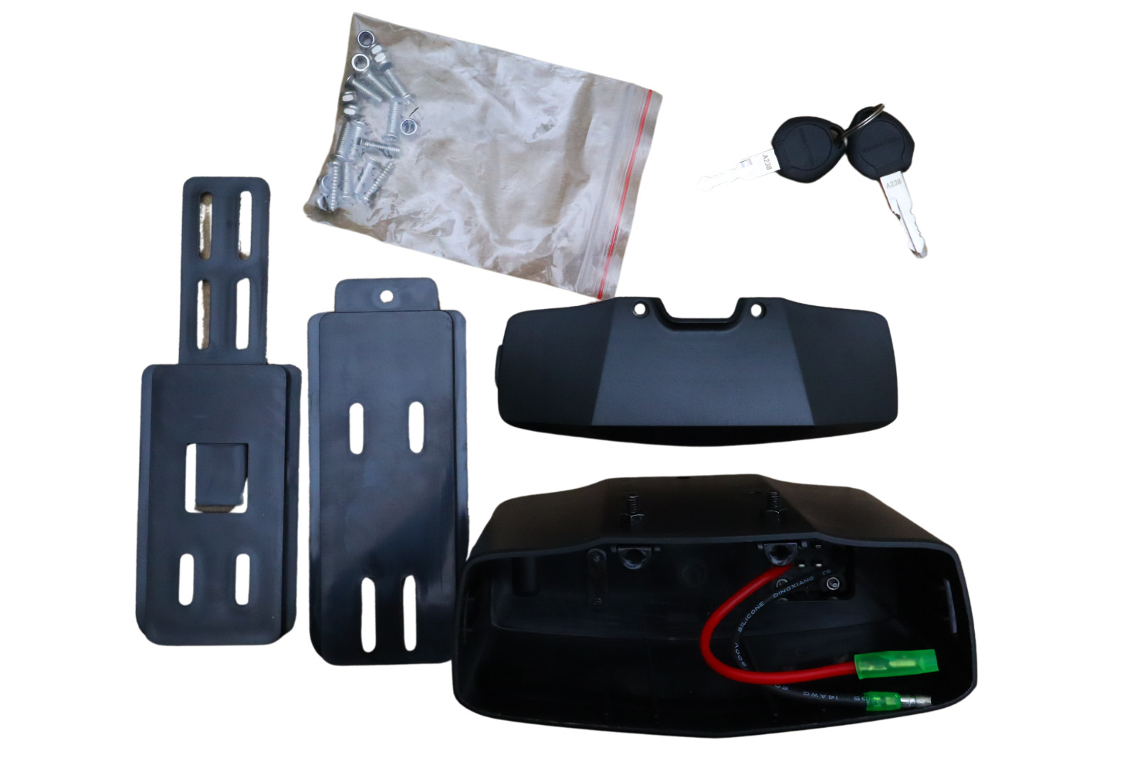 Mounting Plate Holder Ebike Battery Bottom Base for 36V Rear Rack Ebike Battery