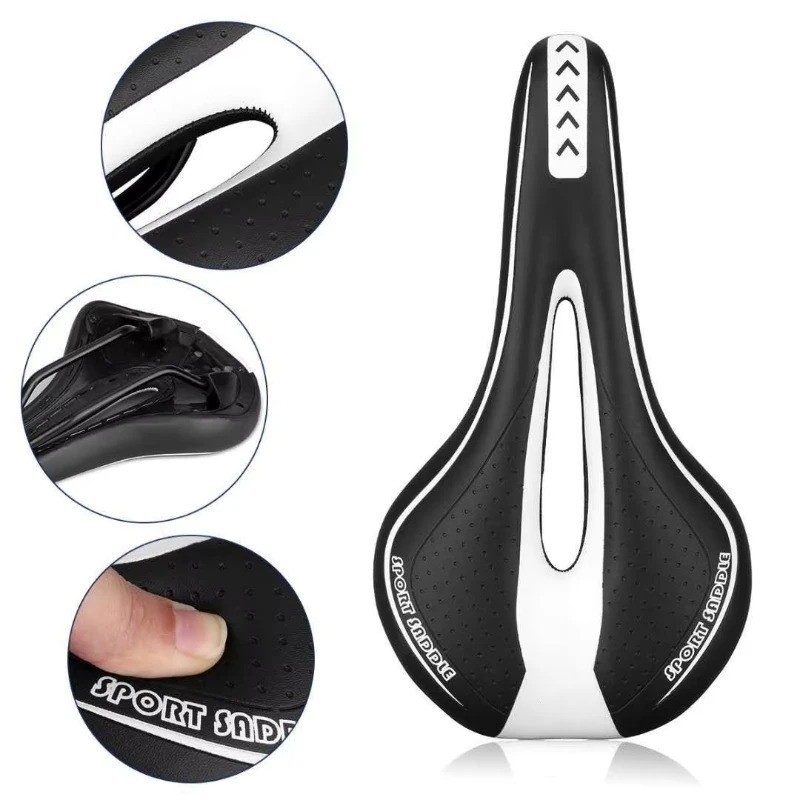 Soft Gel Bike Saddle Seat Comfort Bicycle Cycling Mountain Road Cushion Padded: