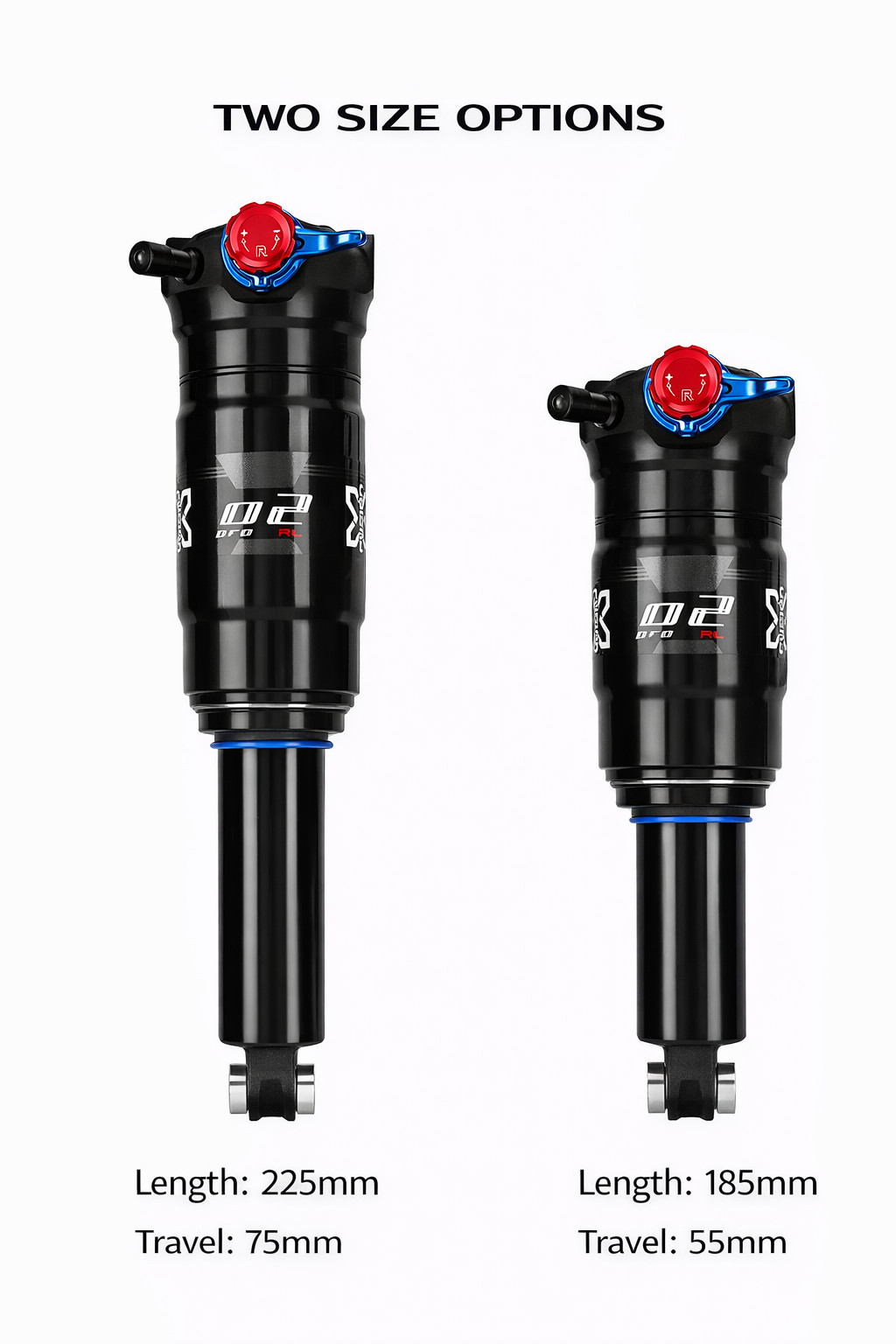 X-Fusion O2 Pro RL Rear Shock Suspension Lockout Trail Downhill