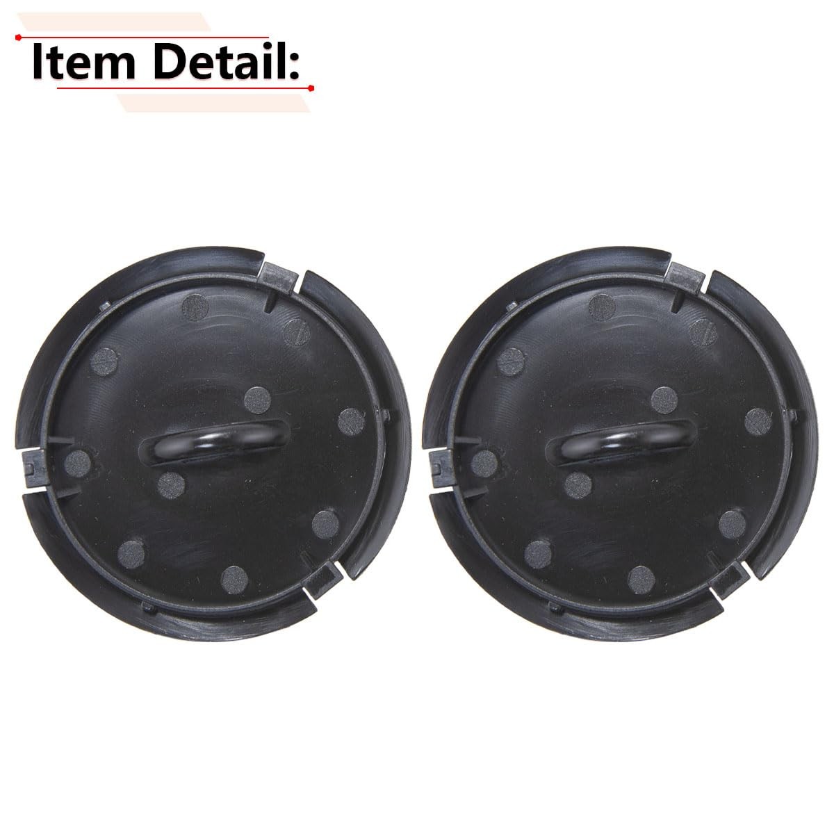 2PCS Headlight Adjuster Bezel Cover for Corvette C5 1997-2004