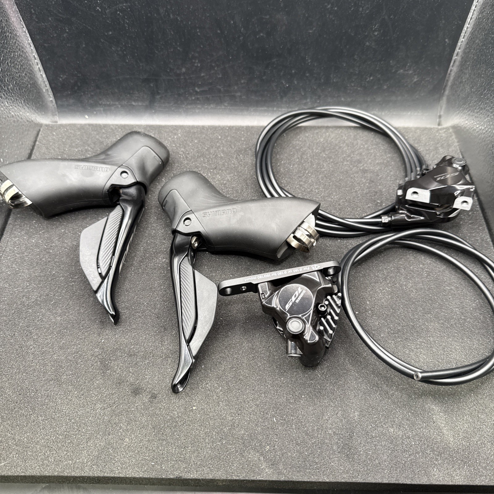Shimano 105 7170 Di2 Hydraulic Shifter Set 1000/1700mm Lines 12 Speed 2×12 (NW)