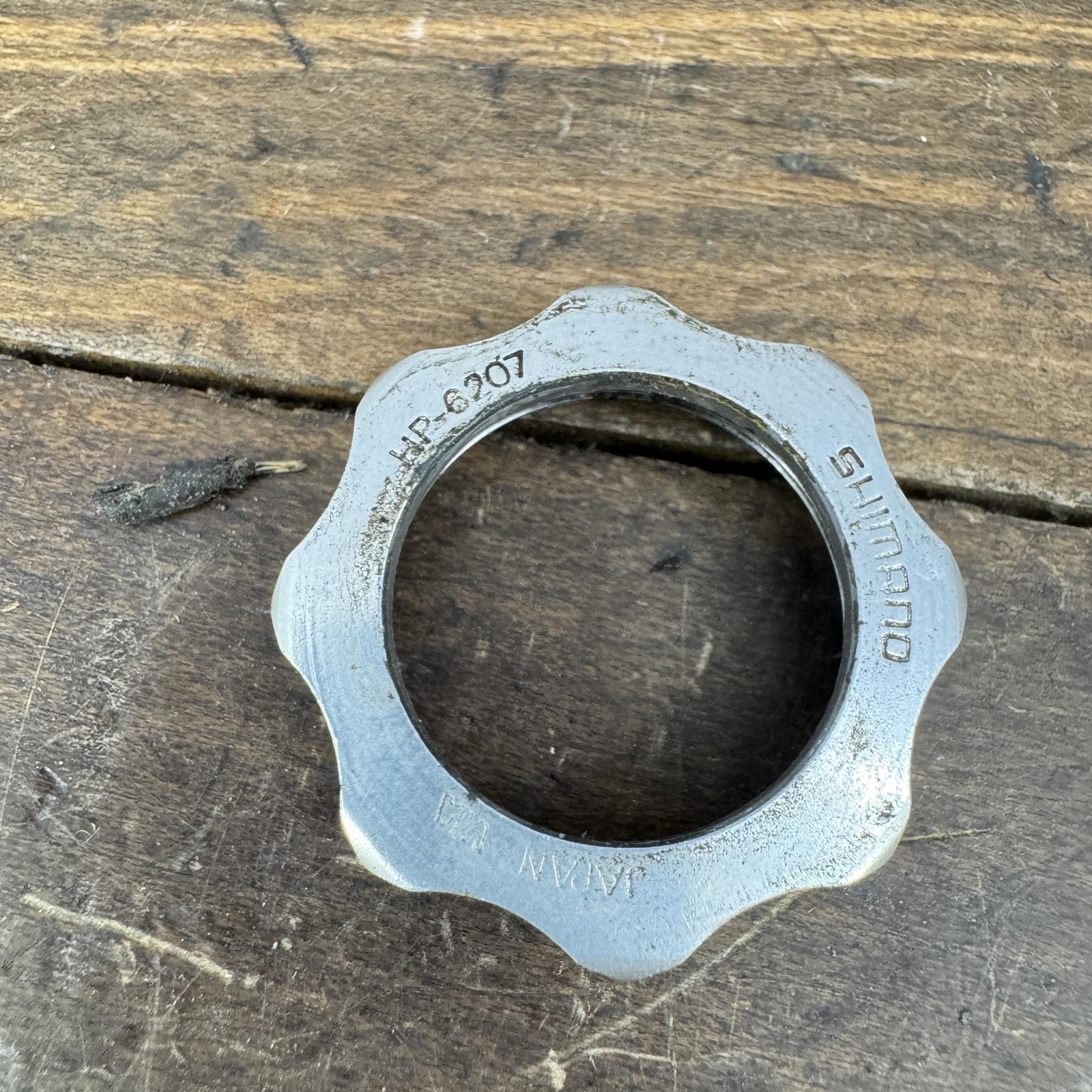 Vintage Shimano 600 Headset HP-6207 1in Threaded Silver 1980s Road Bike Japan