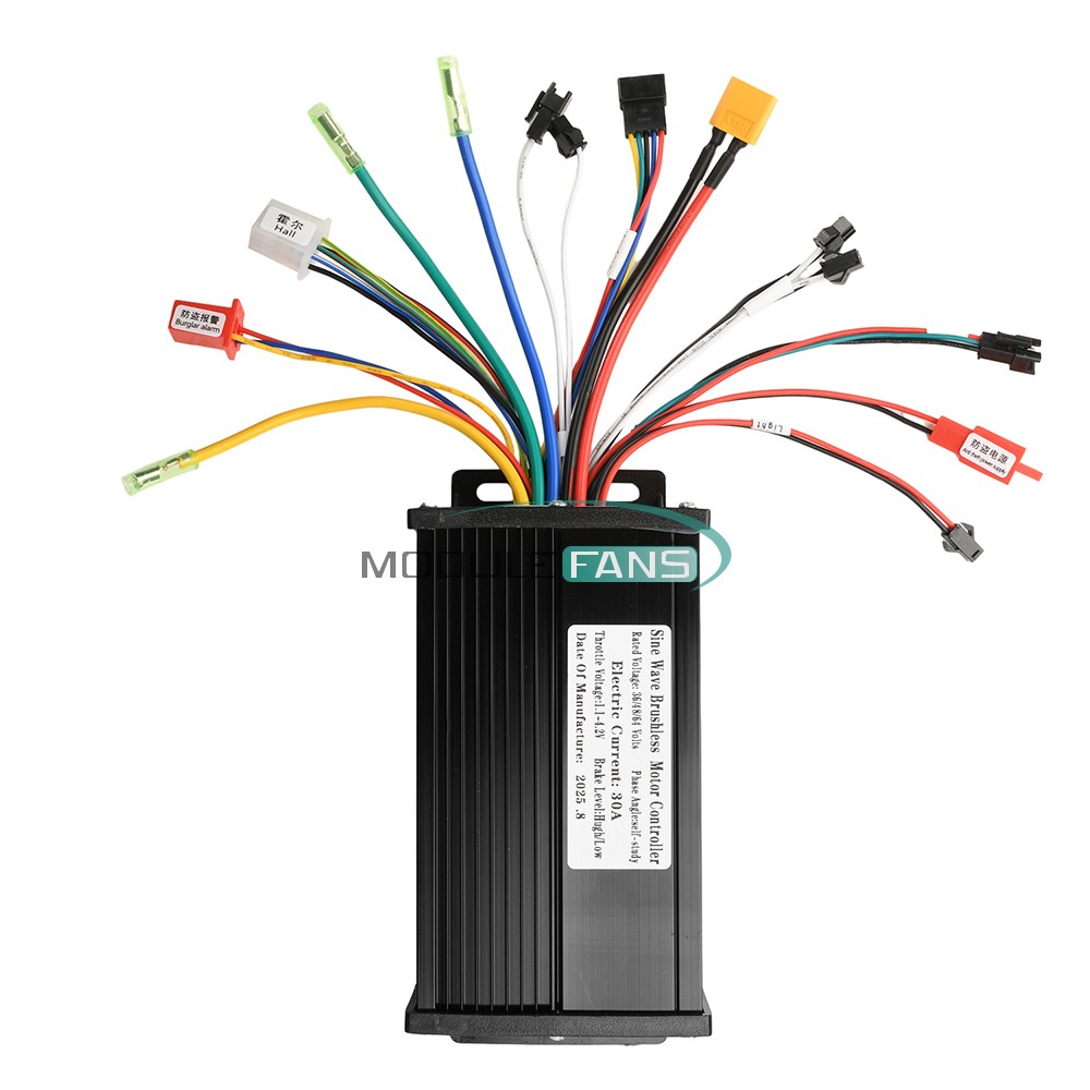 36V 48V 64V 750-1500W Brushless Motor Controller Motor Driver E-Bike S866 Meter