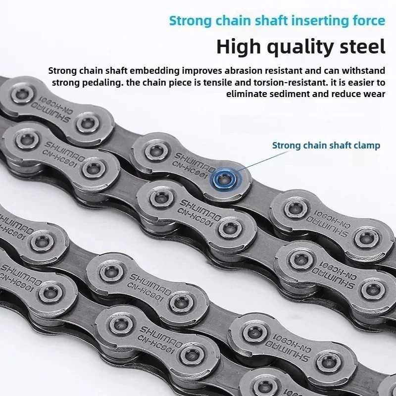 Shuimao CN-HC40 6/7/8-Speed 116Quick Link Chain for 18/21/24-Speed MTB/Road Bike