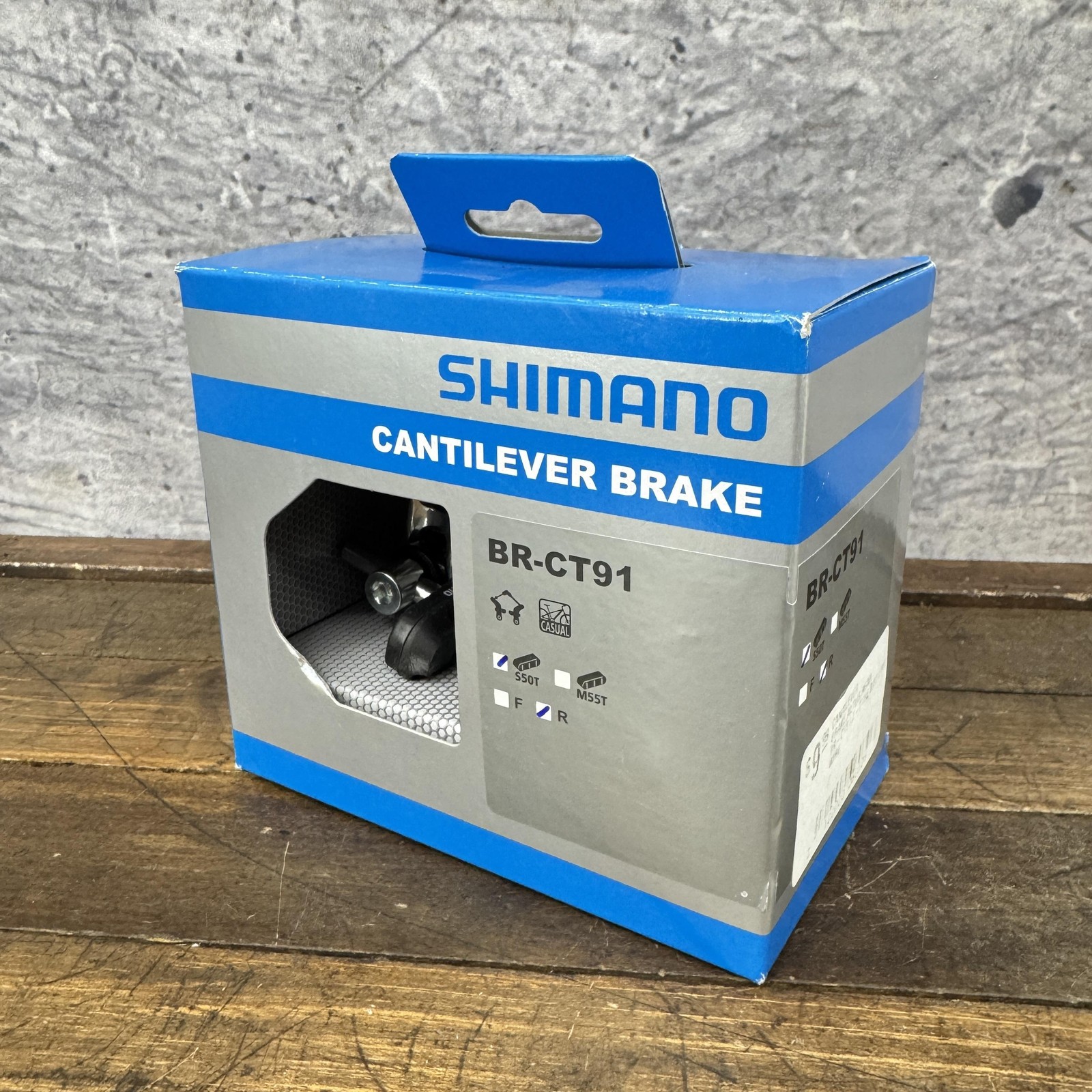 Shimano BR-CT91 Cantilever Brake Rear Silver NOS MTB Tour New Bike EBRCT91MR8B