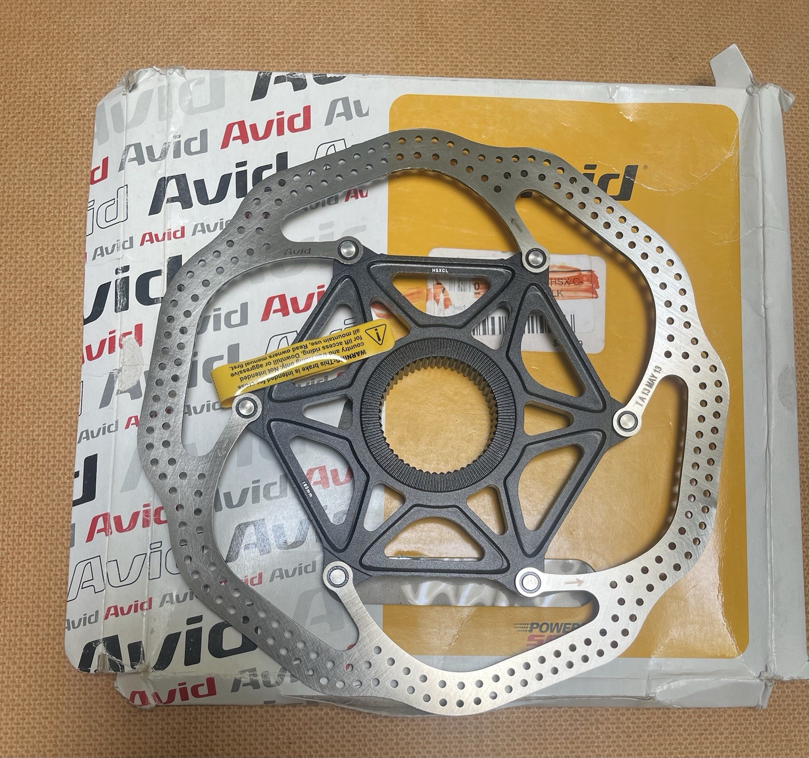 Avid HSX Center Lock Disc Rotor 180mm
