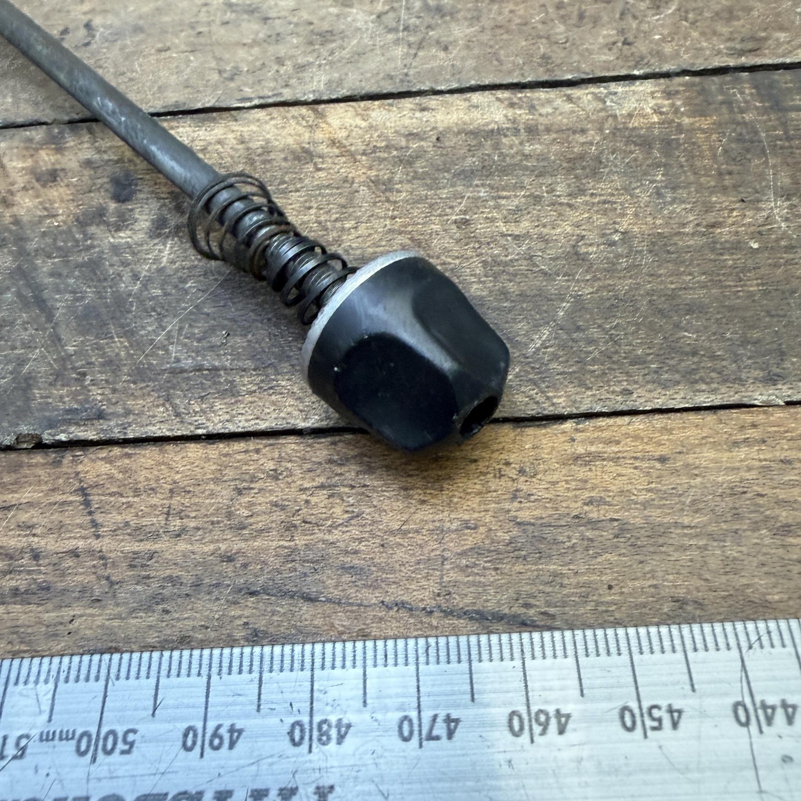 Vintage Shimano Deore XT Rear Wheel Quick Release Skewer 135 Mm Silver MTB