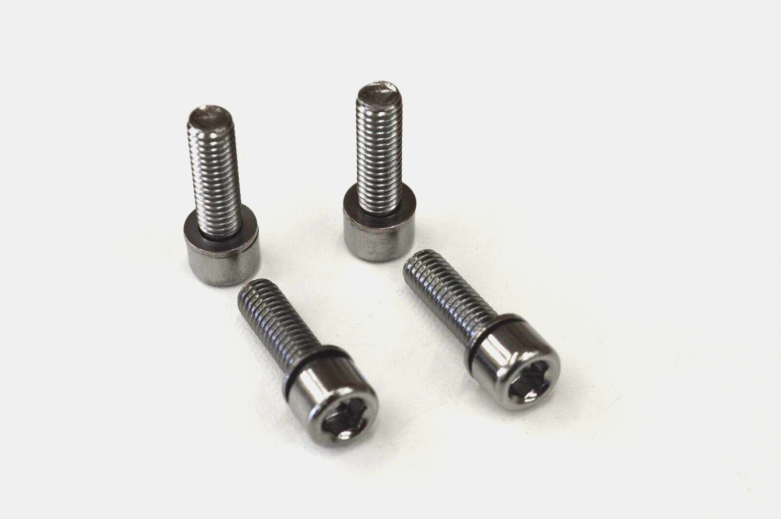 4x New Stem Bolts M6x20mm Hex Head 9.6mm With Washer Bike Bicycle Stem Bolts
