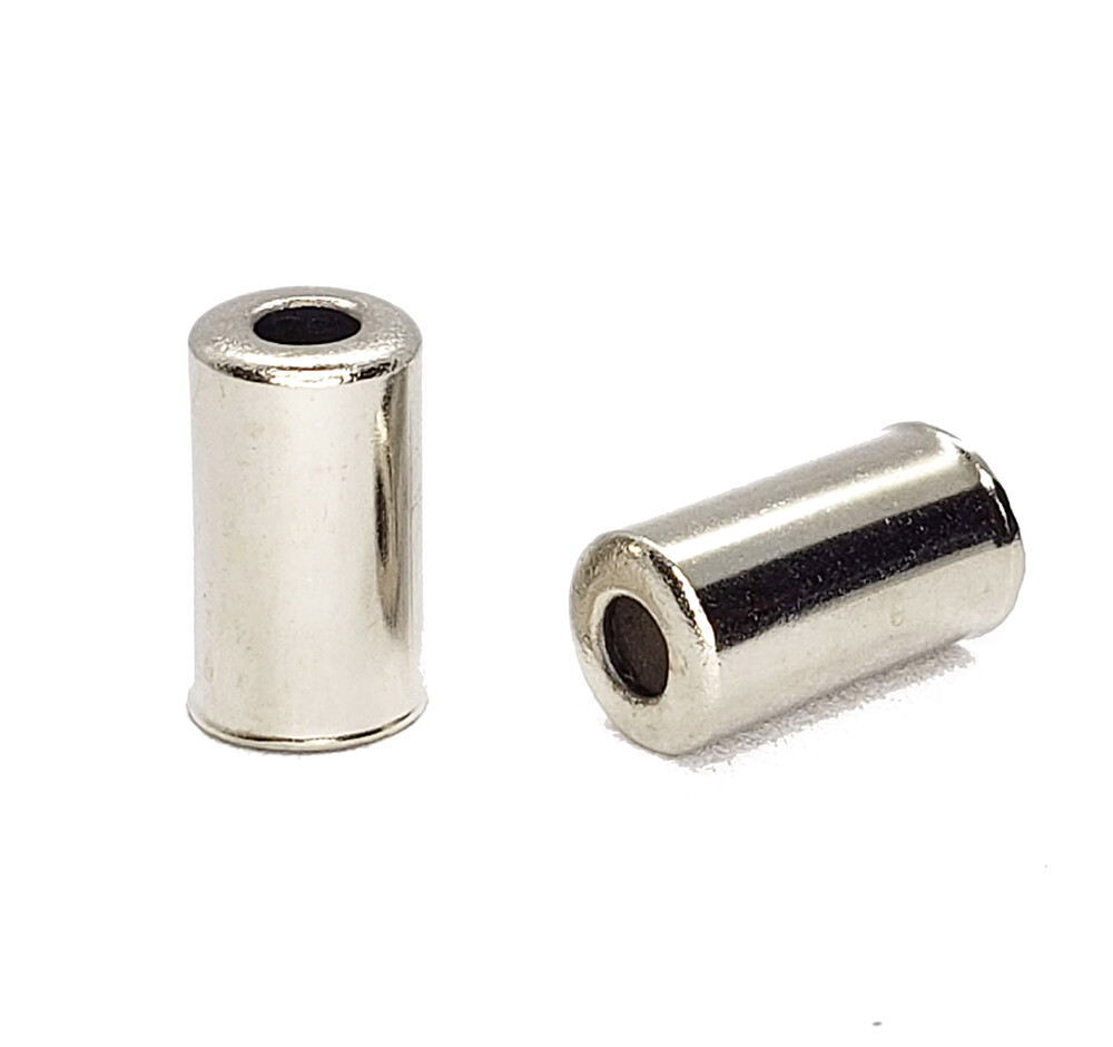 Clarks Bicycle Brake Cable Ferrules 5mm (Brake) – Silver Aluminum