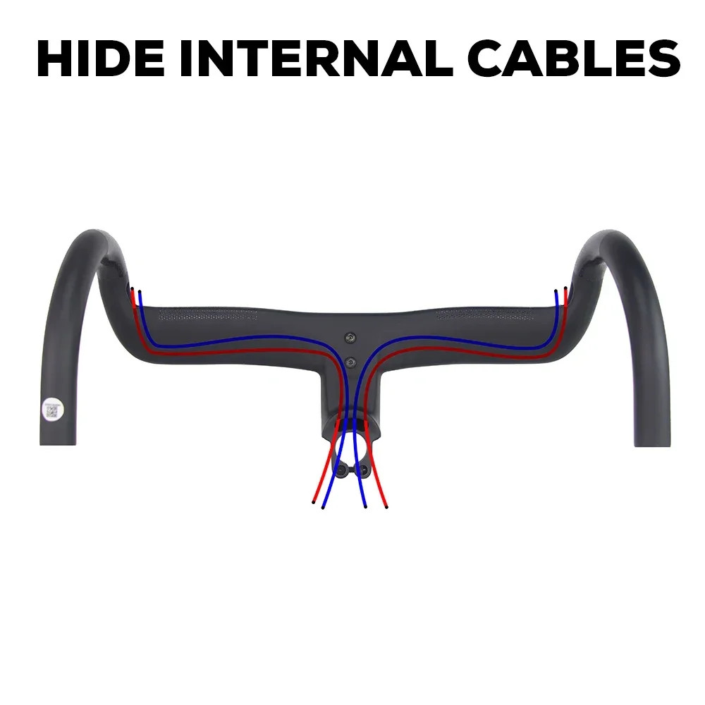 Syncros Carbon Integrated Road Bike Aero Bar Integrated Cables Bicycle Parts