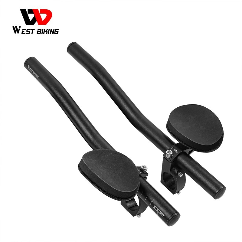 West Biking Bicycle Extender Rest Handlebar MTB Road Bike Triathlon Aerobars