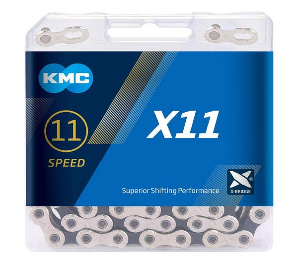 KMC X11 11 Speed 118mm Chain Black/Silver