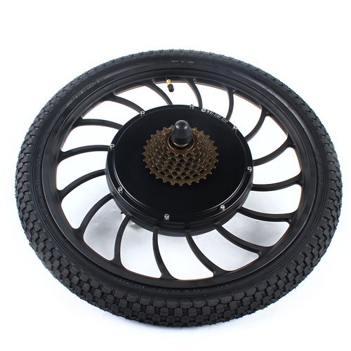 1000W 48V 20″ Rear Wheel Brushless Gearless Hub Motor For Ebike 0-40km/h
