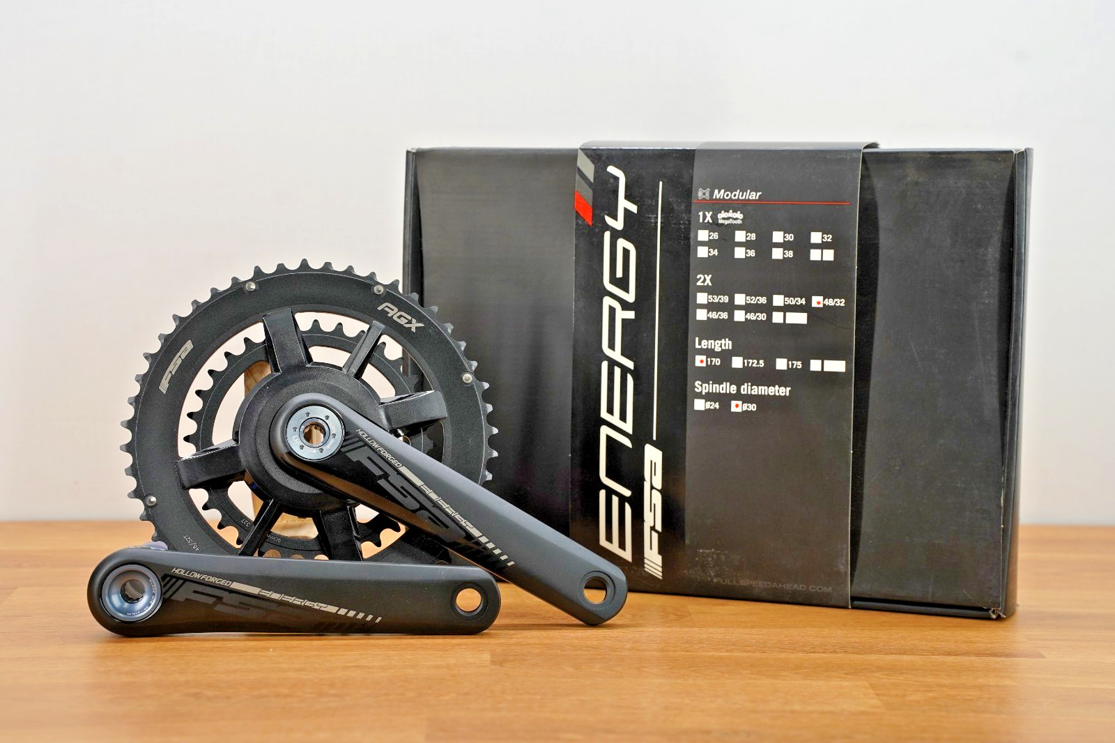 FSA Energy DM 386 Crankset – 48/32T – NEW OEM