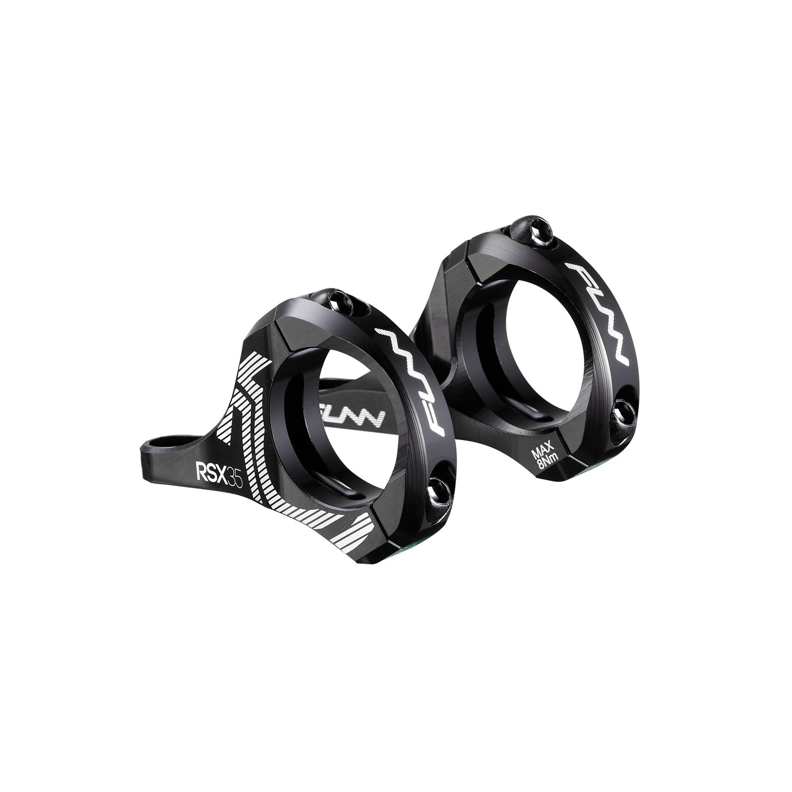 Funn RSX Mountain Bike Direct Mount Bike Stem with 35mm Bar Clamp, 2 Pieces