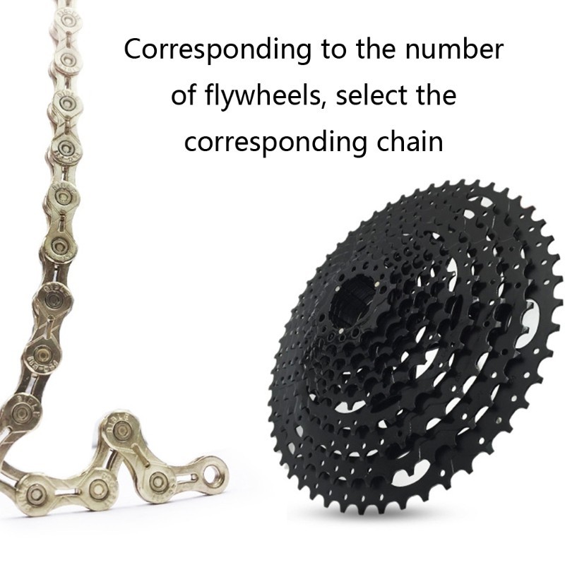 1/2”X11/128″ 10 11 Speed Ultralight Chain Half-Hollow MTB 116Links Chain