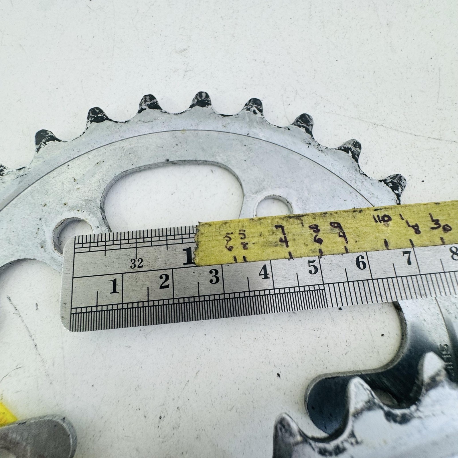 Vintage Shimano SG 52/42/30T Chainring Set 5-Bolt Silver 8/9 Speed Road Bike A83