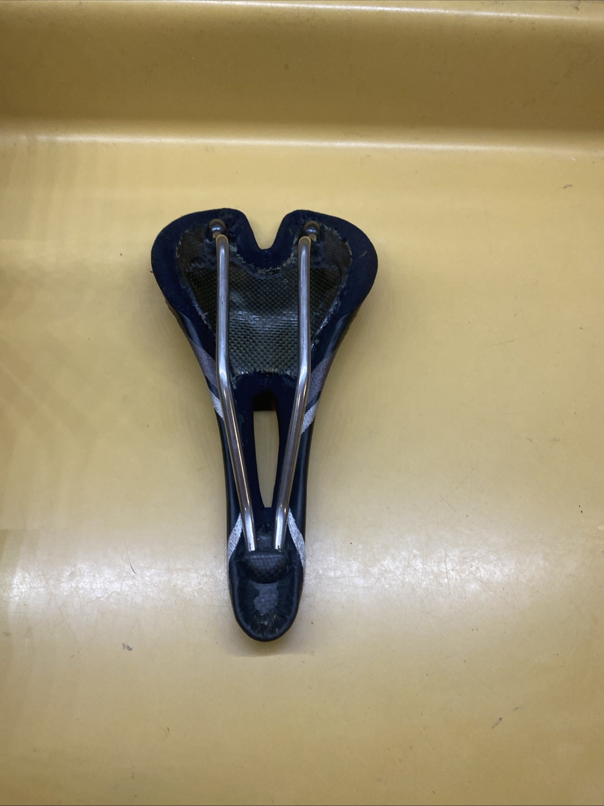 Black Bontrager 270mm x 130mm Titanium Rail Saddle