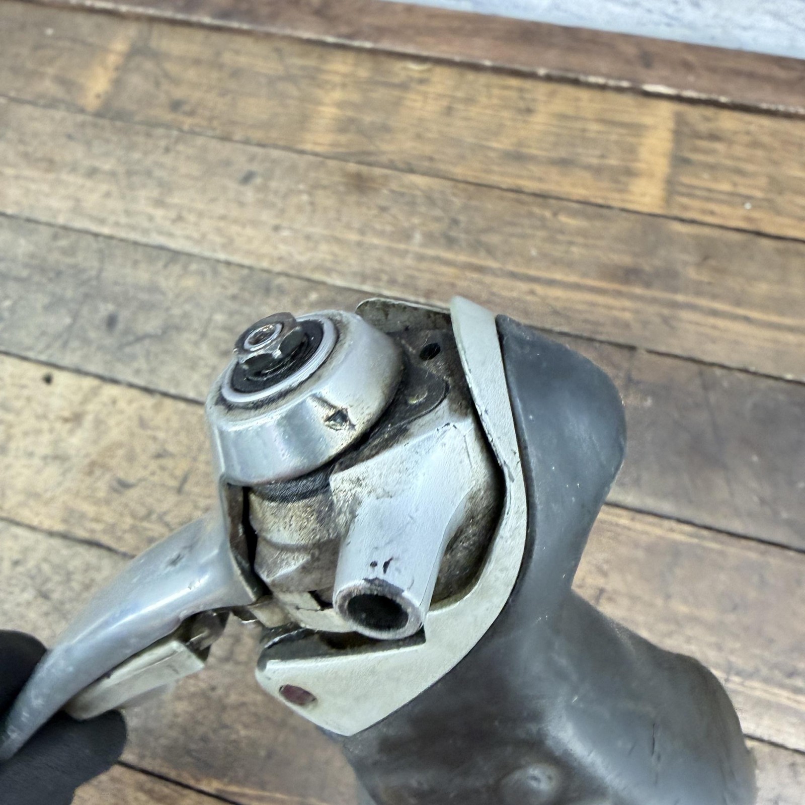 Vintage Shimano Ultegra ST-6501 Right 9 Speed STI Brake Shifter Lever Wear