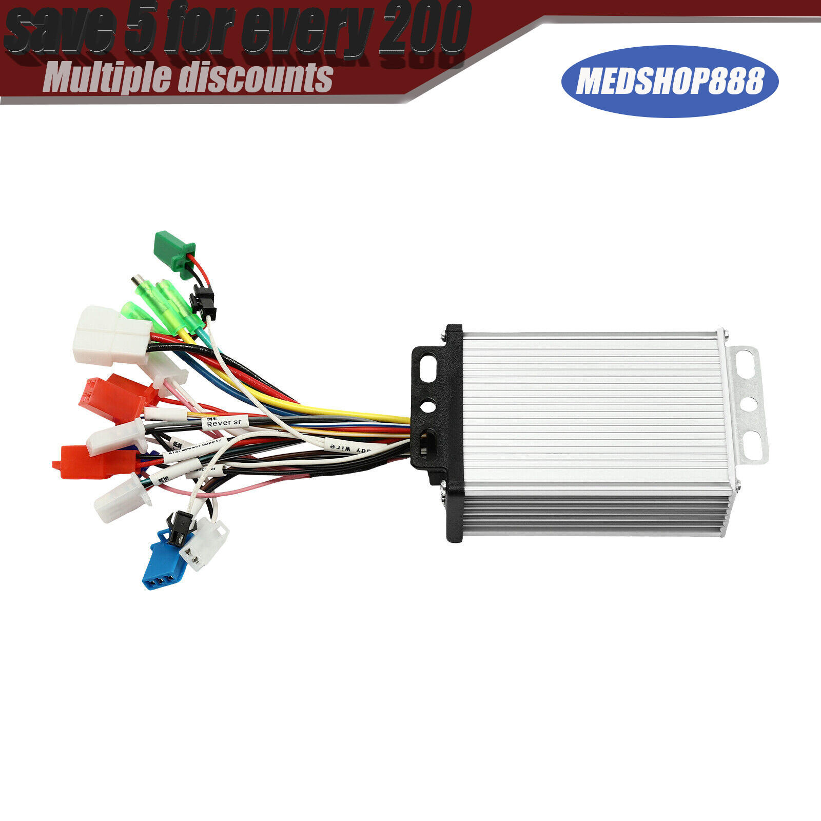 36V DC 350W Digital Electric Bicycle Motor Kit Brushless E-Bike Conversion Set