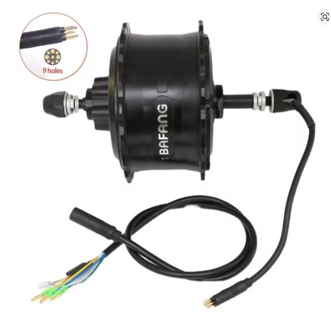 36V 48V 500W Bafang Hub Motor Brushless Geared Fat Wheel Ebike Rear 175mm 190mm