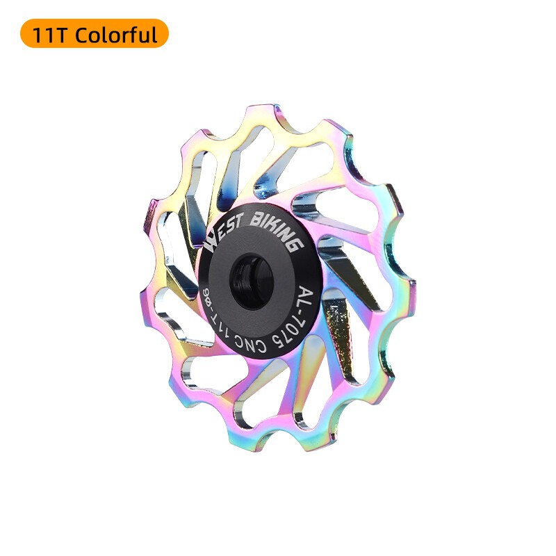 WEST BIKING Ceramic Rear Derailleur Pulley Bicycle 11T/13T Tension Pulley