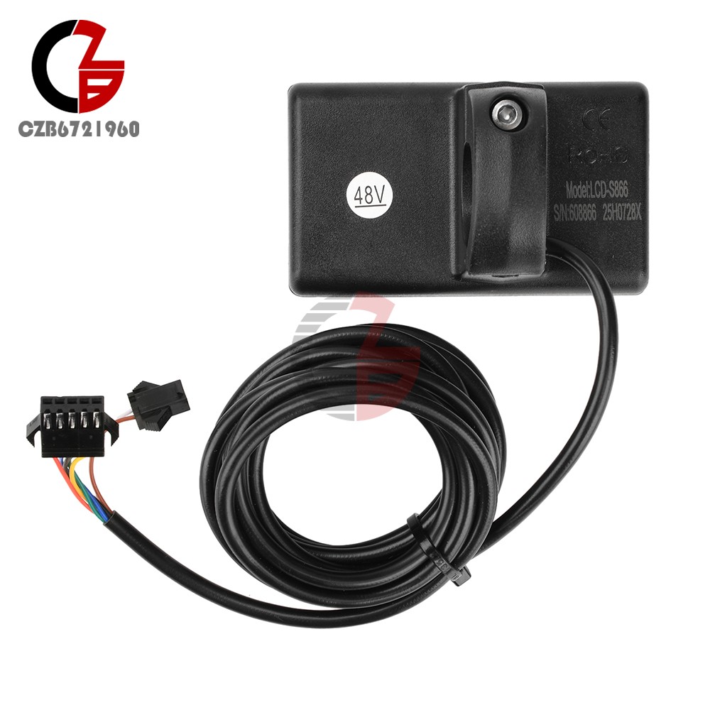 36V 48V 64V 40A 30A 20A Brushless Motor Controller E-Bike S866 LCD Display Meter