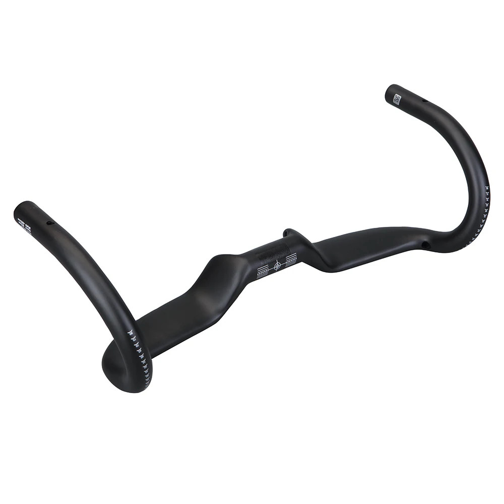 Carbon Fiber Mountain Road Bike Handlebar Full Internal Cable Routing 14° 31.8mm
