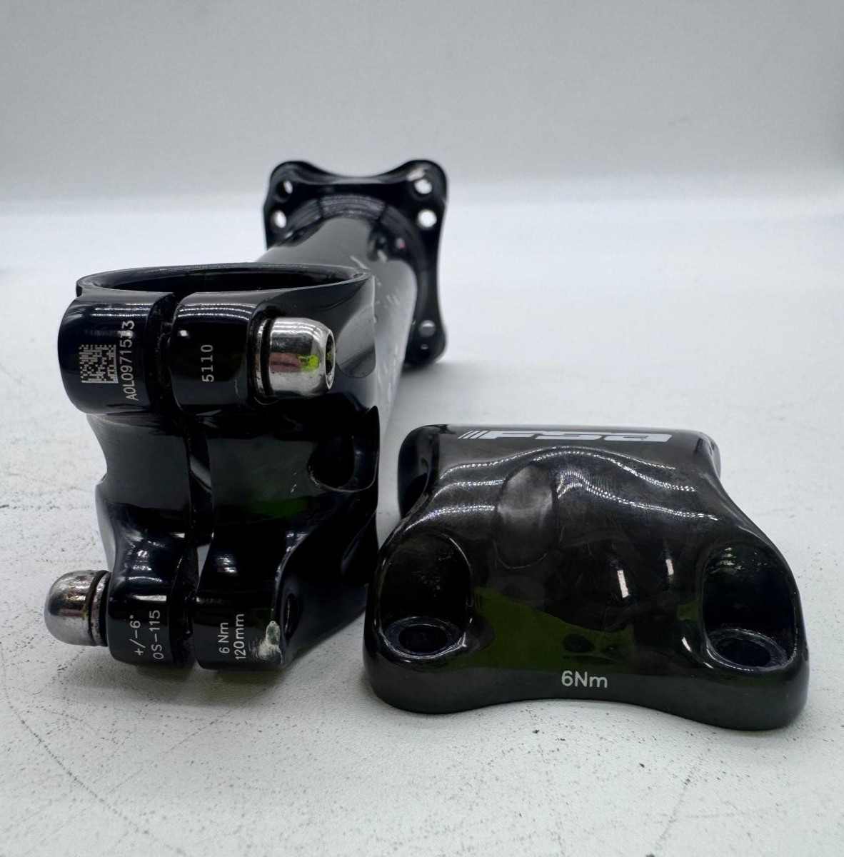 Full Speed Ahead FSA SL-K 1-1/8″ 120mm 31.8mm Clamp 6° Bicycle Stem Carbon Cap