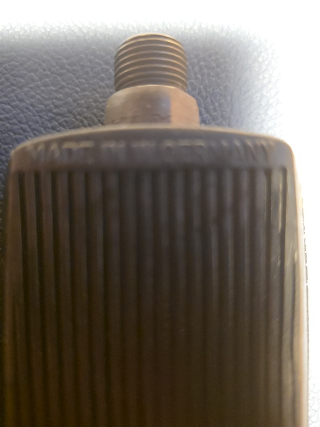 vVintage bicycle Hard Rubber Pedals 9/16. Made in Germany